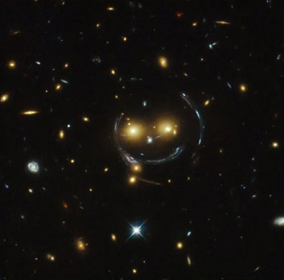 NASA Unveils Image of Galactic Phenomenon Resembling a Smiley Face