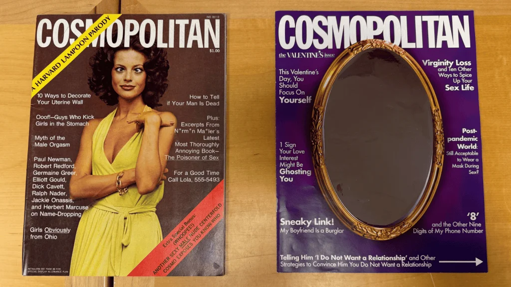 Lampoon spoof versions of Cosmo Magazine