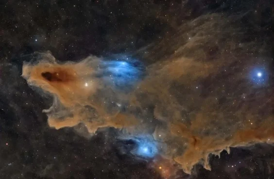 Astrophotographer Captures Stunning "Shark" Nebula in Majestic Detail